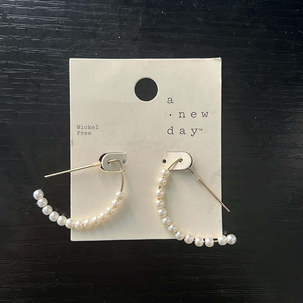 Target Pearl Earrings